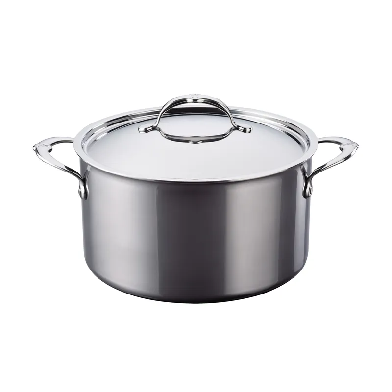 Hestan Nanobond pot with lid 7.6 L, Stainless steel Money Back Guarantee