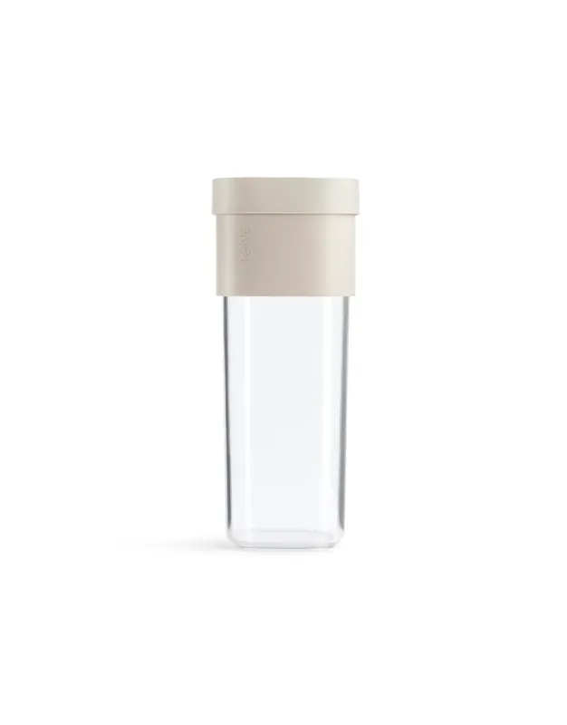 Budget Lékué flip storage jar large, Beige