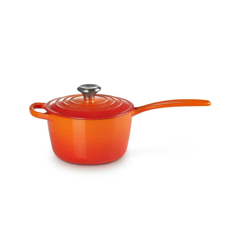 Handmade Le Creuset saucepan 1.5 l, Black