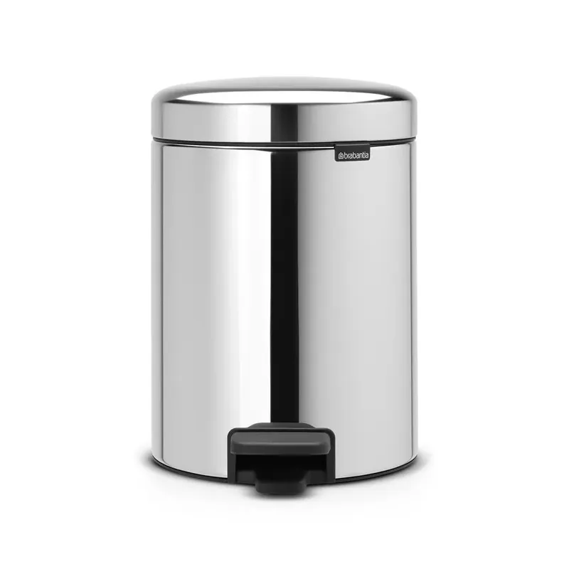 New Icon pedal bin 5 liter, matte black Clearance