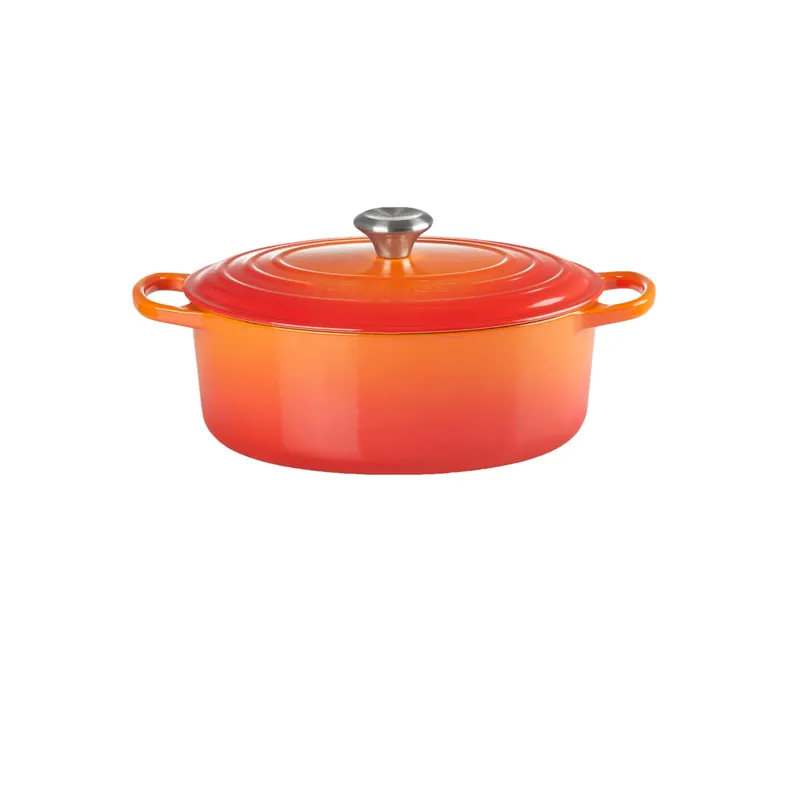 Fresh Stock Le Creuset Signature oval casserole 6.3 l, Meringue