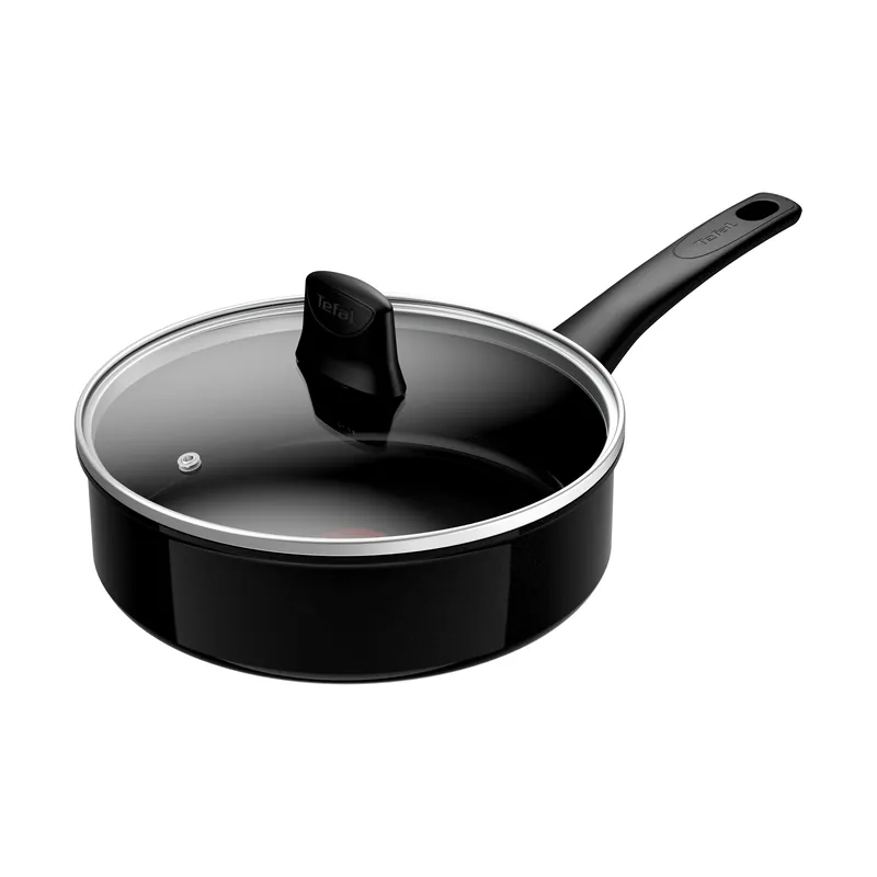 Renew ON sauce pan with lid Ø25.4 cm, Black Free Returns