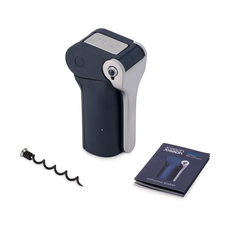 Hot Picks Barwise compact lever corkscrew 12.6 cm, Blue