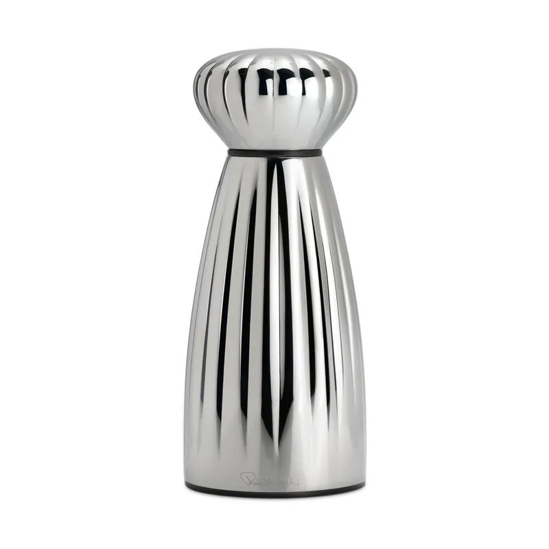 One Day Deal Palm bright pepper mill stainless steel 16.8 cm, Black