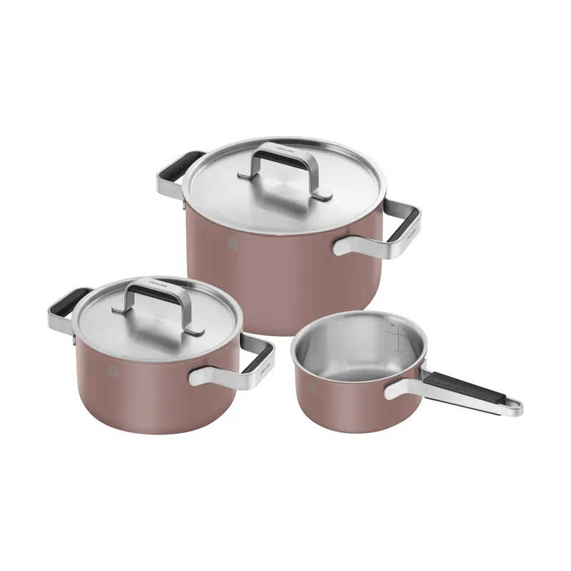 Zwilling Pure saucepan set 5 pieces, Ivory Save Now