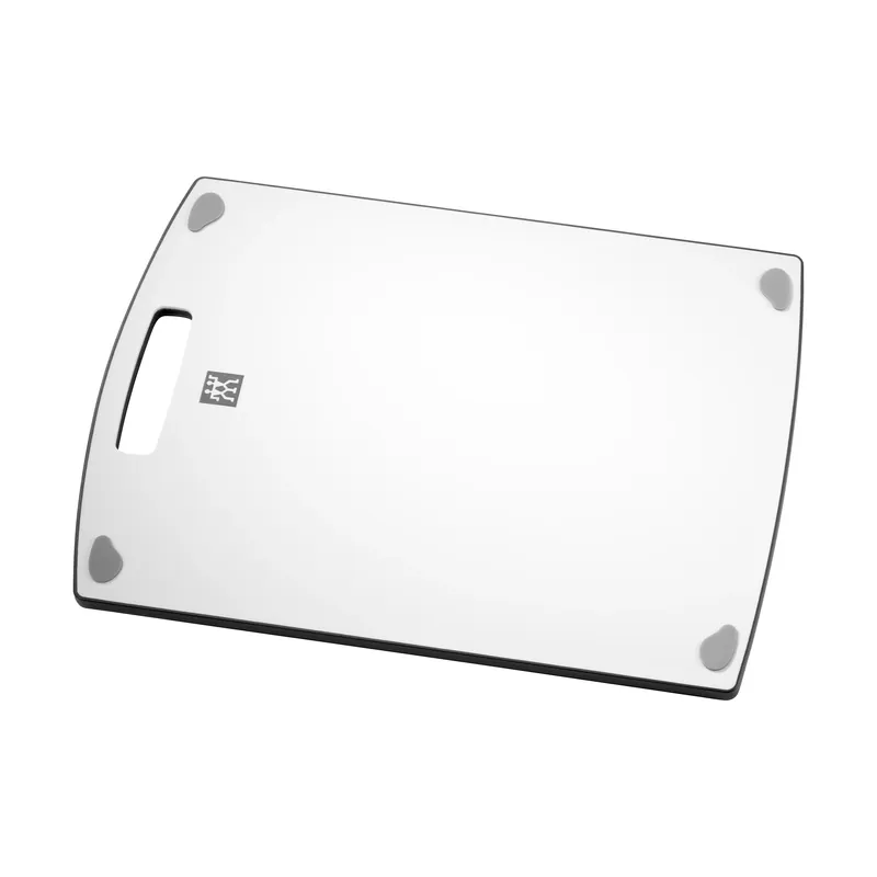 Premium Zwilling reversible cutting board plastic white-grey, 38x22x1.5 cm