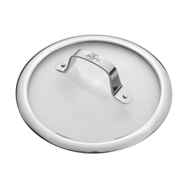 Professional Grade Ballarini glass lid stainless steel handle, 16 cm