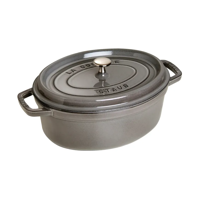 Staub La Cocotte oval pot cast iron 8 L, La Mer Trending