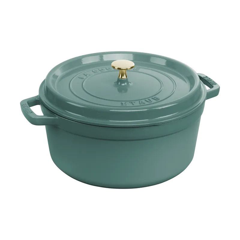Wholesale Staub La Cocotte round casserole cast iron 5.2 L, Cherry Blossom