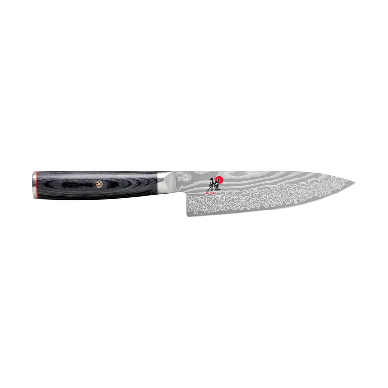 Raw 5000FCD chef knife gyutoh 16 cm, Damascus-black Free Delivery