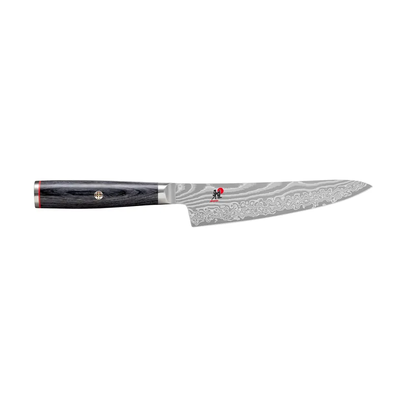 Best Choice Raw 5000FCD shotoh peeling knife 14 cm, Damascus-black