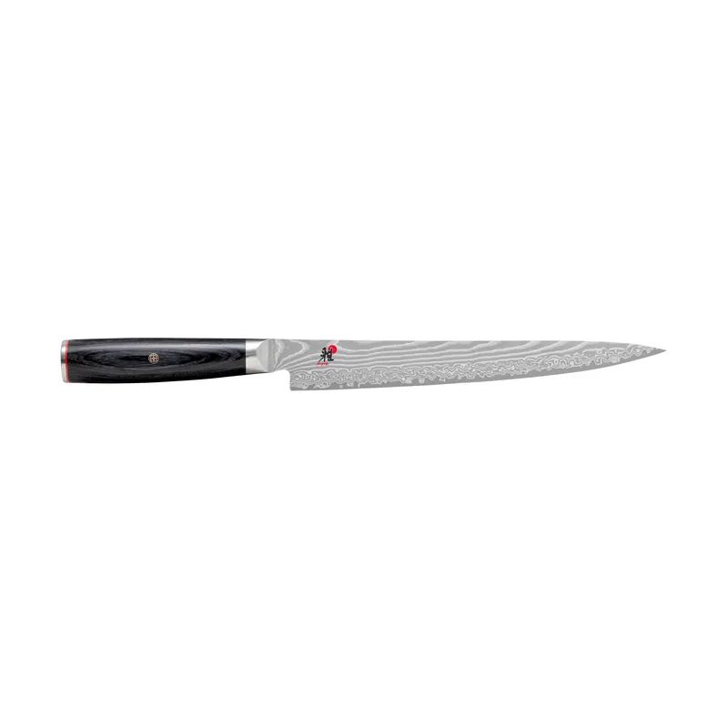 Save Now Raw 5000FCD sujihiki fillet knife 24 cm, Damaskus-black