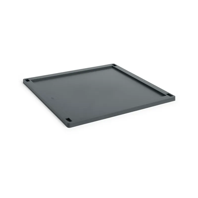 Factory Price Colour Crate Square lock plastic large, Grey