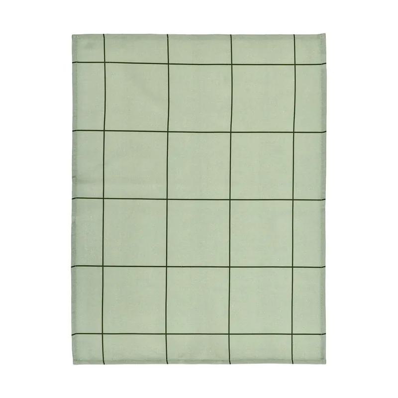 Checks & Stripes kitchen towel 50x70 cm, Green Price Cut