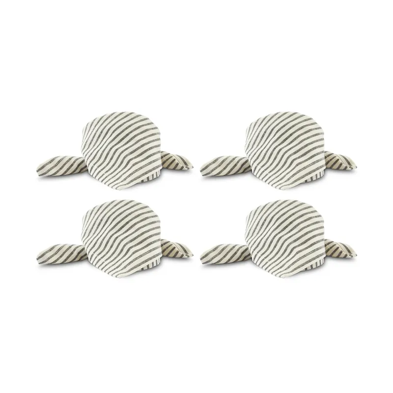 Price Cut Sammie cotton napkin 40x40 cm 4-pack, Black-white