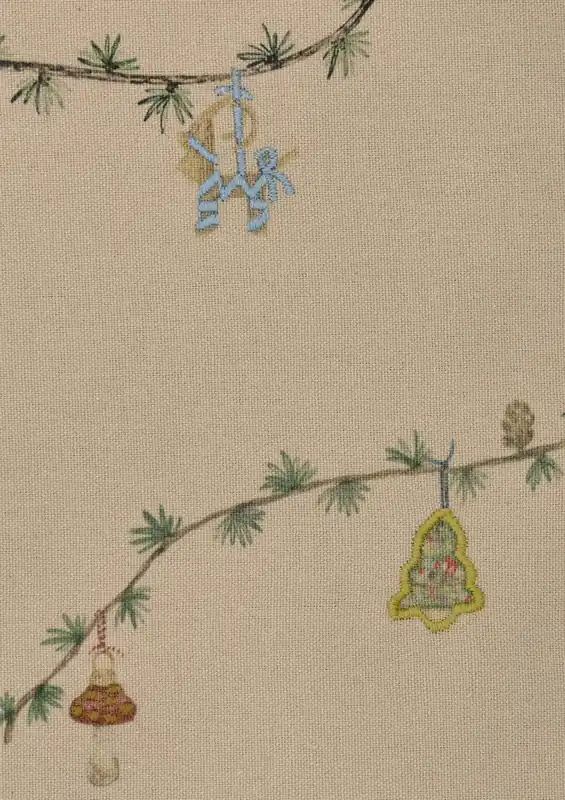 Save Now Hammershøi Christmas Tablecloth sand, 150x270 cm