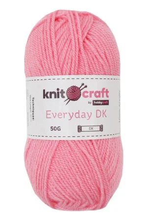 Knitcraft Barbie Pink Everyday DK Yarn 50g Final Sale