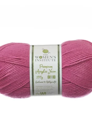 Women's Institute Pink Premium Acrylic Yarn 100g Clearance