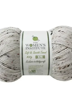 Certified Women's Institute Marl Soft and Smooth Tweed Aran Yarn 400g