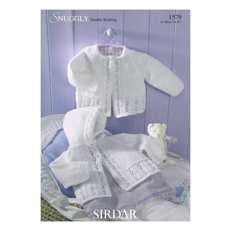 Factory Price Sirdar Snuggly DK Matinee Coats Digital Pattern 1579