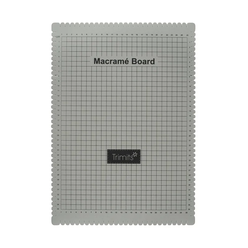 Crafted Trimits Macramé Project Board A3