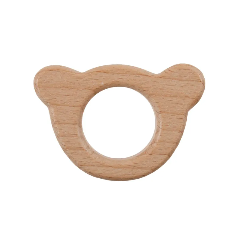 Worldwide Shipping Trimits Wooden Teddy Craft Ring 6cm