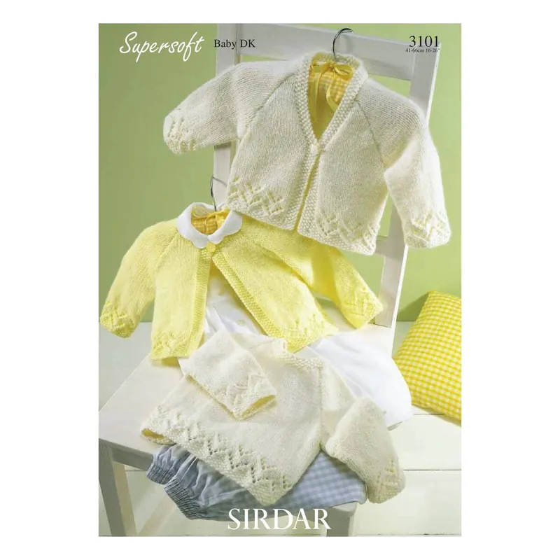 Buy Today Sirdar Snuggly DK Cardigans and Sweater Digital Pattern 3101