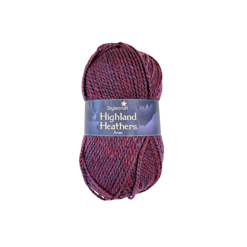 Stylecraft Thrift Highland Heathers Aran 100g Save Now