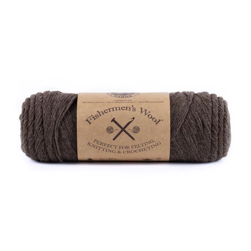 Lion Brand Nature's Brown Fishermen’s Wool 227g Super Sale
