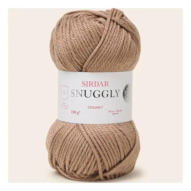 Markdown Sirdar Soft Brown Snuggly Chunky 100g