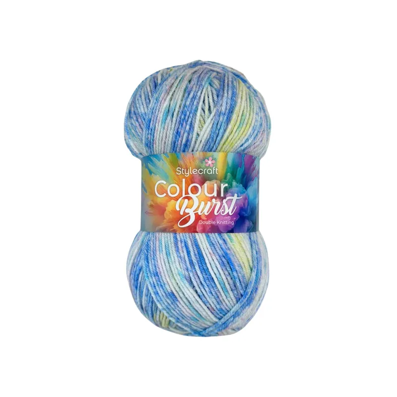Stylecraft Stars Colour Burst DK 100g Hot Picks