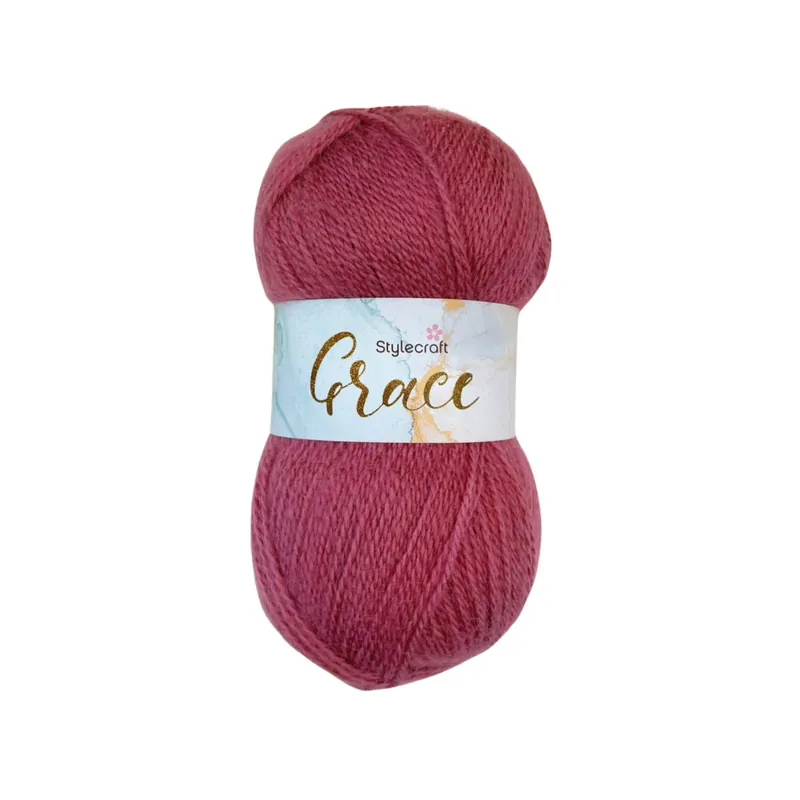 Stylecraft Old Rose Grace Aran 100g Today Only
