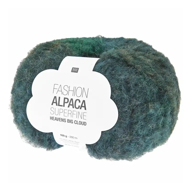 Rico Fashion Green Forest Alpaca Superfine Heavens Big Cloud 100g Save Now