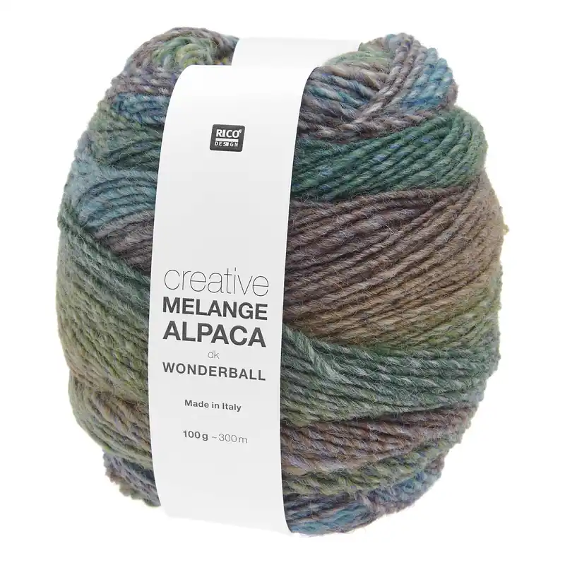 Rico Creative Winter Melange Alpaca Wonderball DK 100g Seasonal Sale