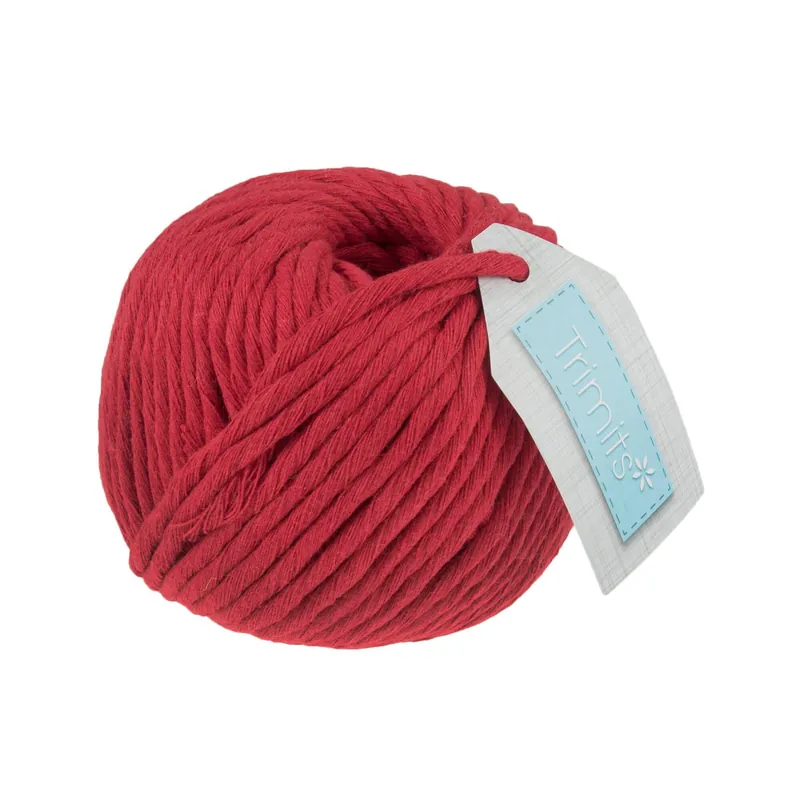 Trimits Red Macramé Cord 4mm x 50m Warranty Included
