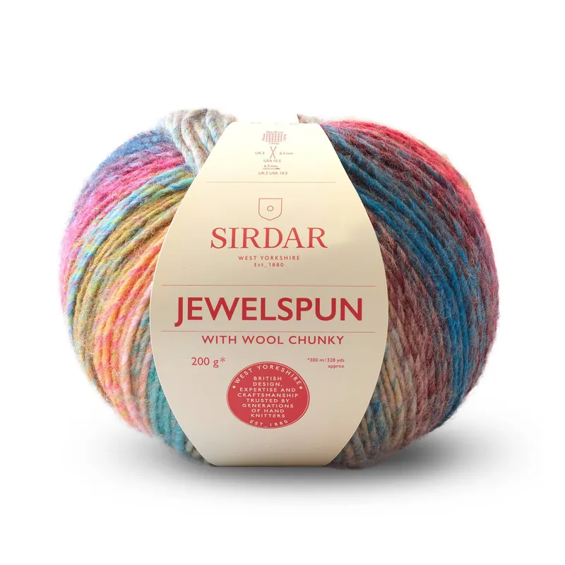 Bulk Order Sirdar Precious Reef Jewelspun with Wool Chunky Yarn 200g
