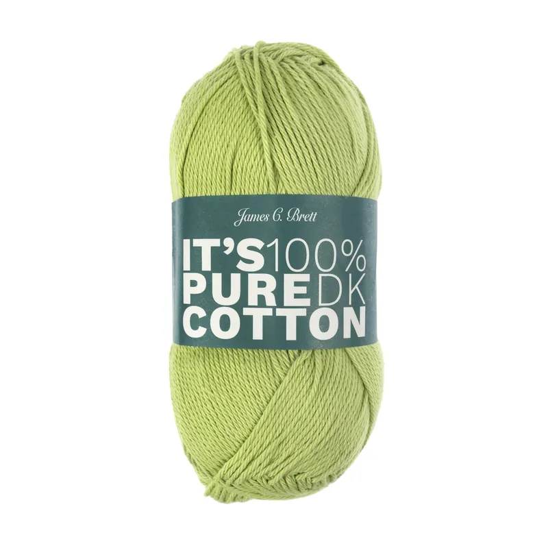 James C Brett Lime It’s Pure Cotton Yarn 100g Bulk Order
