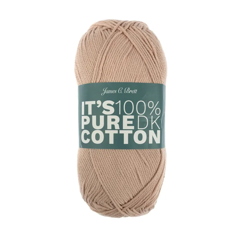 James C Brett Apricot Cream It’s Pure Cotton Yarn 100g Today Only