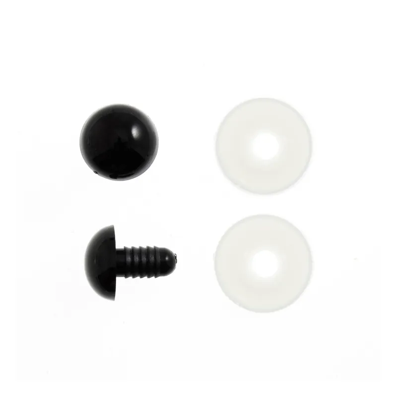 Luxury Trimits Black Toy Safety Eyes 6mm 10 Pack
