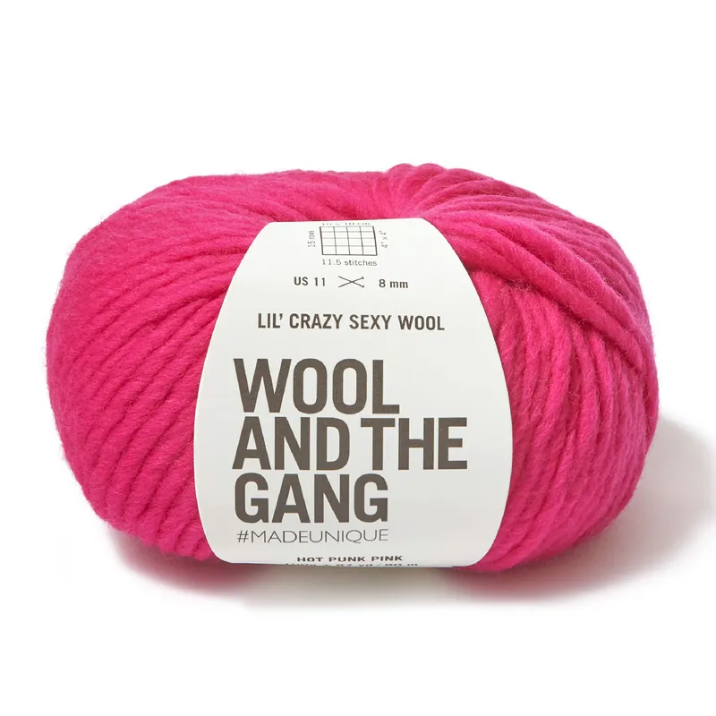 Popular Wool and the Gang Hot Punk Pink Lil’ Crazy Sexy Wool 100g