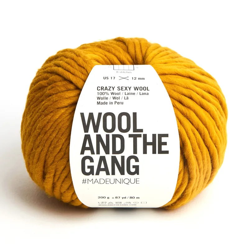 Wool and the Gang Bronzed Olive Crazy Sexy Wool 200g Popular