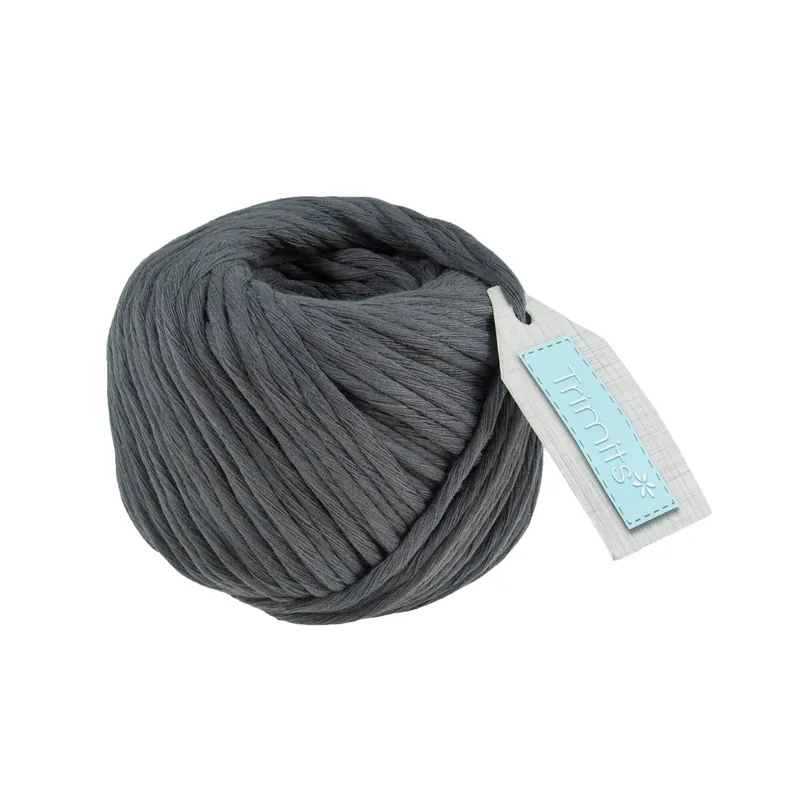 Buy Direct Trimits Slate Grey Macramé Cord 4mm x 50m