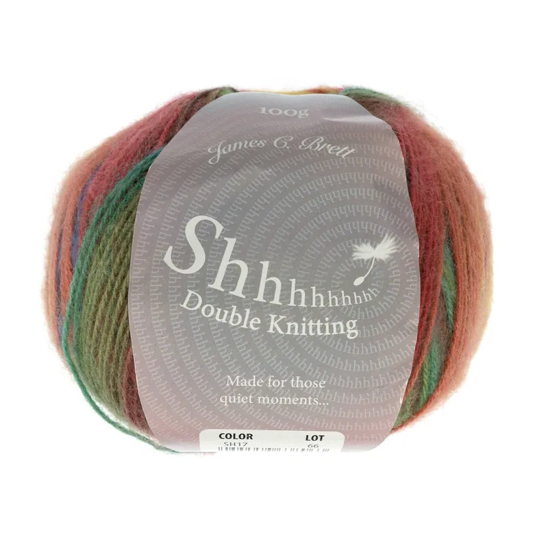 Special Discount James C Brett Rainbow Shhh DK Yarn 100g