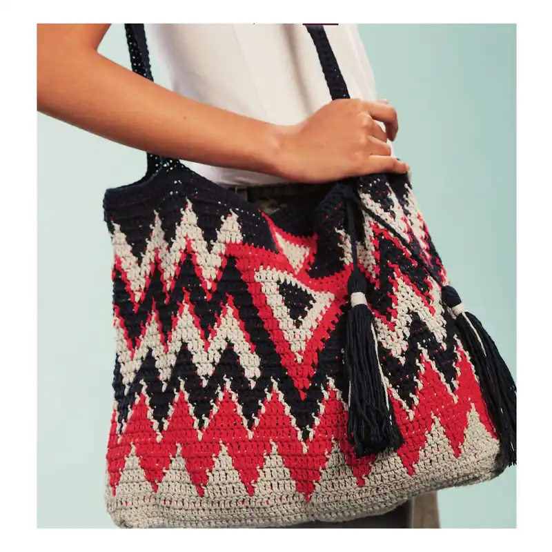 Next Day Delivery Knitcraft Tapestry Crochet Bag Pattern 0163
