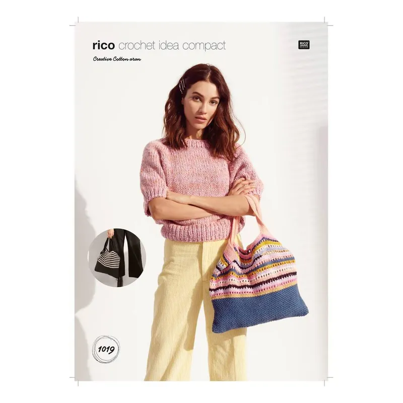 Rico Creative Cotton Aran Bags Digital Pattern 1019 Hassle-Free Returns