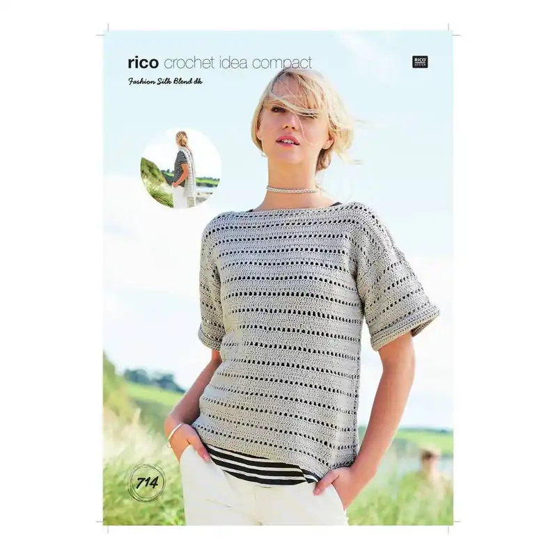 Rico Fashion Silk Blend Stole and Top Digital Pattern 714 In Demand
