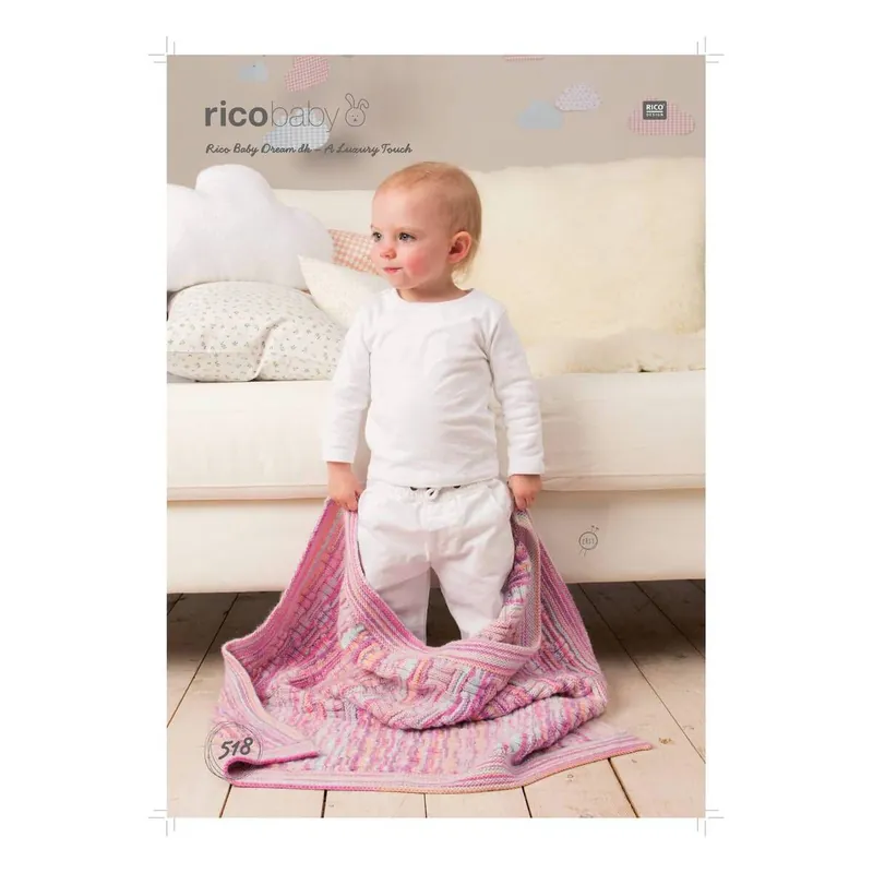Rico Baby Dream DK Blanket Digital Pattern 518 Top Rated