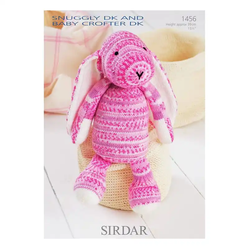No Minimum Order Sirdar Snuggly Baby Crofter DK Toy Rabbit Digital Pattern 1456