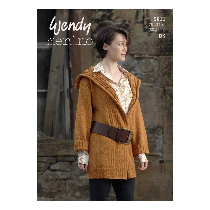 Wendy Merino DK Jacket Digital Pattern 5811 Express Delivery