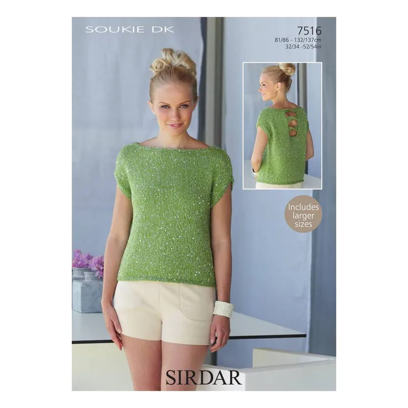 Order Now Sirdar Soukie DK Top Digital Pattern 7516